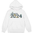 Senior Graduation Class Of 2024 Cute Senior 2024 Flowers Unisex Hoodie