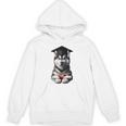 Siberian Husky Dog Graduation Cap Training School Graduate Men Women Kids Unisex Hoodie