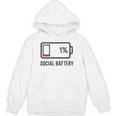 Social Battery 1 Shirt Introvert Anti Social Tee Gif Unisex Hoodie