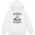 Socializing Was a Mistake Prairie Dog Introverts Humor Unisex Hoodie