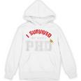 I Survived My Wife's PhD Graduation Slim Fit Shirt Unisex Hoodie