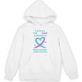 Teal Purple Memory Of Grandson Suicide Prevention Ribbon Unisex Hoodie Teal Purple Memory Of Grandson Suicide Prevention Ribbon Unisex Hoodie
