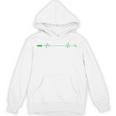 USB Stick Heartbeat Line Memory Module Raglan Baseball Tee Unisex Hoodie