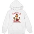 Valentine’s Day Wine Lovers Book Club We Read Wine Labels Unisex Hoodie