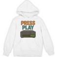 VHS Cassette Retro Analog Nostalgia Theme Premium Unisex Hoodie VHS Cassette Retro Analog Nostalgia Theme Premium Unisex Hoodie
