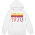 Vintage 1970 Retro Style 70's Born Nostalgia Vibes Birthday Premium Tri-Blend Unisex Hoodie