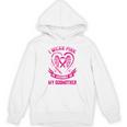 I Wear Pink In Memory Of My Godmother Breast Cancer Support Unisex Hoodie
