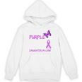 I Wear Purple In Memory Of My Daughter-In-Law Overdose Unisex Hoodie