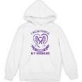 I Wear Purple In Memory Of My Husband Alzheimers Awareness Unisex Hoodie I Wear Purple In Memory Of My Husband Alzheimers Awareness Unisex Hoodie