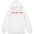 Women's I Really Love Books And Women's Rights Feminist Girls Women Unisex Hoodie