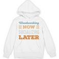 Woodworking Now Minimal Socializing Introvert Vintage Unisex Hoodie Woodworking Now Minimal Socializing Introvert Vintage Unisex Hoodie