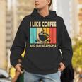 I Like Coffee And Maybe 3 People Introvert Anti-Social Unisex Hoodie