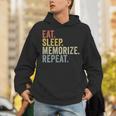 Eat Sleep Memorize Repeat Memory Unisex Hoodie