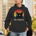 Ew People Introvert Cat Lover Cat Lady Vintage Unisex Hoodie