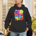 Frutiger Aero Aesthetic Tech Orb Pattern Heart Cherry Lips Unisex Hoodie