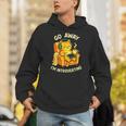 Go Away I'm Introverting Cat Coffee Headphones Unisex Hoodie
