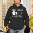 I Like Guitar & Maybe 3 People Music Introvert Guitar Unisex Hoodie I Like Guitar & Maybe 3 People Music Introvert Guitar Unisex Hoodie