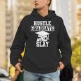 Hustle Graduate Now Slay MBA PhD Graduation Party Unisex Hoodie