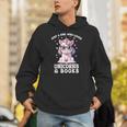 Just a Girl Who Loves Unicorns & Books Bookish Unicorn Love Unisex Hoodie
