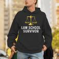 Law School Survivor Humor Law School Graduation Quote Unisex Hoodie