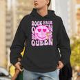Library Book Fair Queen Vibe Groovy Tie Dye School Reading Unisex Hoodie Library Book Fair Queen Vibe Groovy Tie Dye School Reading Unisex Hoodie