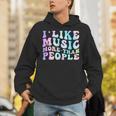 I Like Music More Than People Introvert Musician Retro Unisex Hoodie I Like Music More Than People Introvert Musician Retro Unisex Hoodie