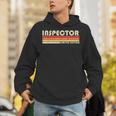 Personal Christmas Retro Vintage Graduation Inspector Job Title Profession Birthday Worker Idea Unisex Hoodie
