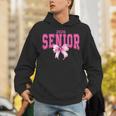 Retro Senior 2026 Class Of 2026 Coquette Pink Bow Graduation Unisex Hoodie