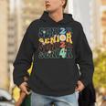 Senior 2024 Groovy Retro Class Of 2024 Graduation Senior 24 Unisex Hoodie
