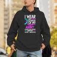 Teal & Purple In Memory Of My Aunt Suicide Prevention Unisex Hoodie