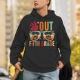 Vintage Peace Out 5th Grade Graduation Last Day Of School Unisex Hoodie