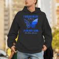 I Wear Blue In Memory For My Son Colon Cancer Awareness Unisex Hoodie