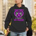 I Wear Purple In Memory Of Friend Alzheimers Heart Graphic Unisex Hoodie I Wear Purple In Memory Of Friend Alzheimers Heart Graphic Unisex Hoodie