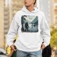 Bigfoot Sasquatch & Loch Ness Monster Introvert Bruh Unisex Hoodie Bigfoot Sasquatch & Loch Ness Monster Introvert Bruh Unisex Hoodie