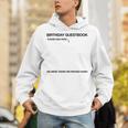 Birthday Guestbook Signable Memory Board Unisex Hoodie