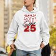 Class Of 2025 Senior 2025 Graduation Red Raglan Baseball Tee Unisex Hoodie