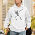 Dabbing Skeleton Nurse Halloween Graduation Unisex Hoodie