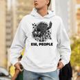 Ew People Introvert Cat Lover Crazy Cats Lady Unisex Hoodie