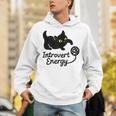 Introvert Energy Cat Love Cat Meme Unisex Hoodie Introvert Energy Cat Love Cat Meme Unisex Hoodie