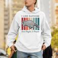 Introvert Raccoon Animal Lover Trash Panda Antisocial Retro Unisex Hoodie