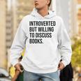 Introverted Bookworm Books Introvert Unisex Hoodie