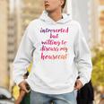Introverted Willing To Discuss Housecat Introvert Unisex Hoodie Introverted Willing To Discuss Housecat Introvert Unisex Hoodie