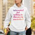 Introverted Willing To Discuss Standardbred Introvert Unisex Hoodie Introverted Willing To Discuss Standardbred Introvert Unisex Hoodie