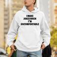 I Make Jokes When Im Uncomfortable Sarcastic Introvert Unisex Hoodie I Make Jokes When Im Uncomfortable Sarcastic Introvert Unisex Hoodie