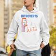 We Just Text Introvert For Quiet People Raglan Baseball Tee Unisex Hoodie We Just Text Introvert For Quiet People Raglan Baseball Tee Unisex Hoodie