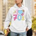 I Love 70's Retro Style Nostalgia Vibe 1970's Party Premium Tri-Blend Unisex Hoodie