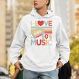 I Love 90's Music Retro Style Nostalgia Cassette 1990s Party Premium Tri-Blend Unisex Hoodie I Love 90's Music Retro Style Nostalgia Cassette 1990s Party Premium Tri-Blend Unisex Hoodie