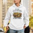 Not Anti Social Im Just A Turtle Sarcastic Introvert Humor Unisex Hoodie