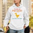 Please Be Patient With Me I'm From The 1900s Dinosaur Premium Unisex Hoodie