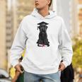 Russian Terrier Dog Graduation Cap Graduate Owner Grad Unisex Hoodie